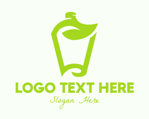 Green Organic Drink logo design