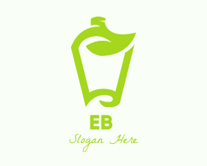 Vegetarian - Green Organic Drink logo design