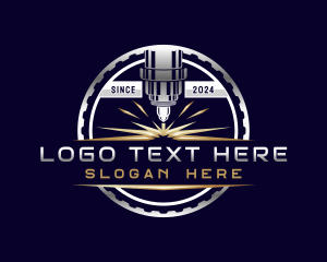 Cog - Ironwork Laser Gear logo design