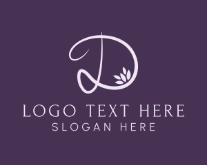 Elegant Floral Handwritting Logo