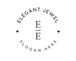 Minimalist Jewel Brand logo design