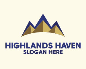 Highlands - Pyramid Egyptian Tourism logo design