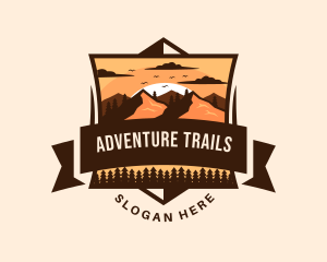 Mountain Adventure Outdoor logo design