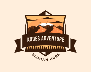 Mountain Adventure Outdoor logo design