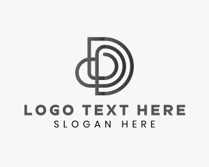 Startup Business Letter D logo design