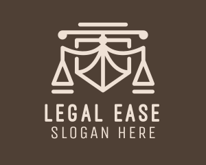 Lawyer - Column Shield Lawyer logo design