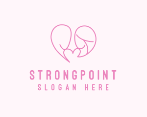 Lovely - Feminine Lovely Couple logo design