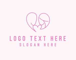 Feminine Lovely Couple Logo