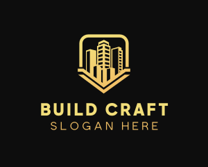 Skyscraper Building Property logo design