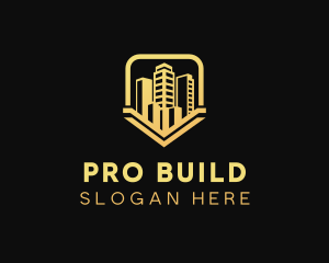 Skyscraper Building Property logo design