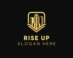 Skyscraper Building Property logo design