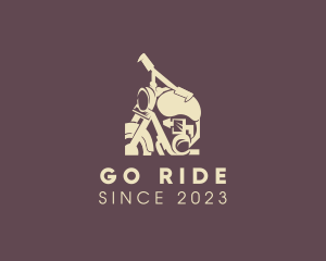 Antique Motorbike Ride logo design