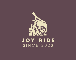 Antique Motorbike Ride logo design