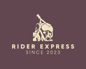 Rider - Antique Motorbike Ride logo design