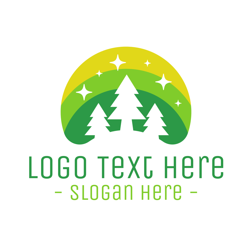 Green Pine Tree Forest Logo | BrandCrowd Logo Maker