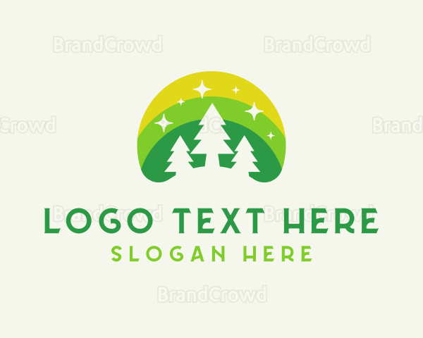 Pine Tree Forest Logo