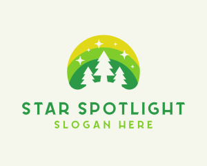 Pine Tree Forest logo design