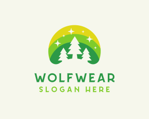 Tourism - Pine Tree Forest logo design