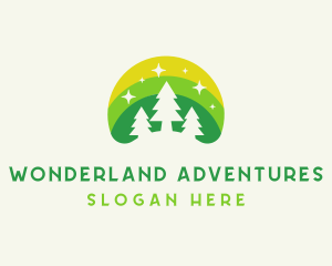 Pine Tree Forest logo design