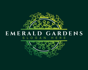 Natural Flower Gardening logo design