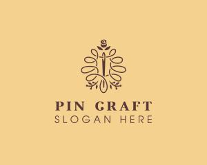 Pins - Needle Thread Floral Tailor logo design