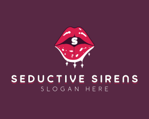 Sexy Lips Seduction logo design