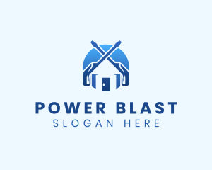 Power Washing Maintenance logo design