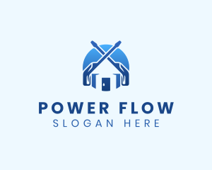 Power Washing Maintenance logo design