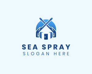 Power Washing Maintenance logo design