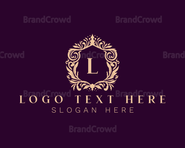 Luxury Wreath Ornament Logo