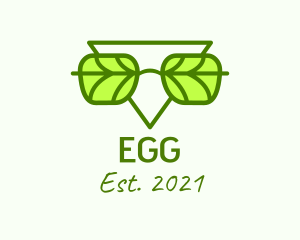 Organic Products - Triangular Leaf Shades logo design
