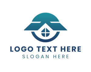 Contractor - House Roof Renovation logo design
