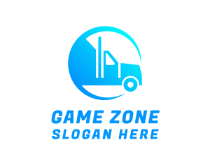 Towing - Cargo Shipping Truck logo design