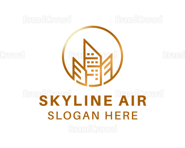 Skyscraper Architect Building Logo