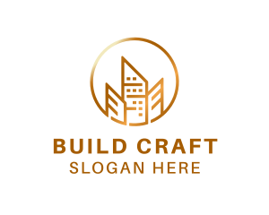 Skyscraper Architect Building logo design