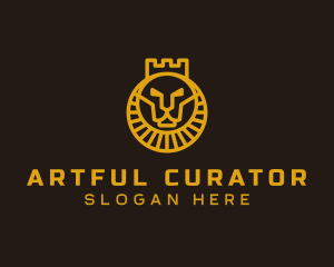 Royal Lion Crown logo design