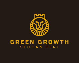 Royal Lion Crown logo design