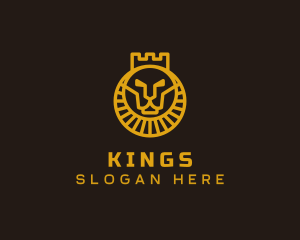 Royal Lion Crown logo design