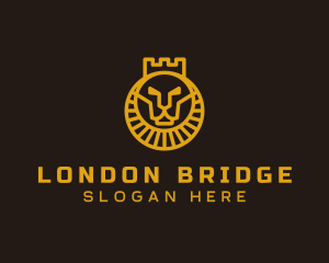 Royal Lion Crown logo design