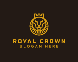 Royal - Royal Lion Crown logo design