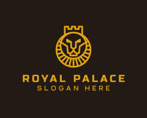 Kingdom - Royal Lion Crown logo design