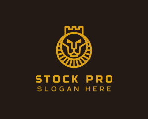 Stock - Royal Lion Crown logo design
