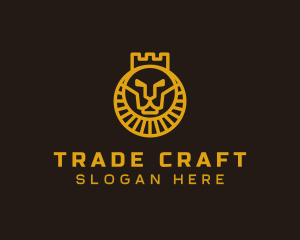 Trade - Royal Lion Crown logo design