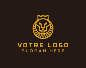 Stock - Royal Lion Crown logo design