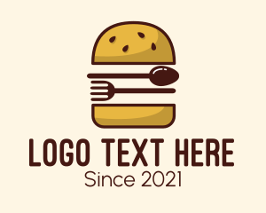 Cutlery - Burger Diner Restaurant logo design