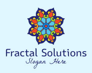 Fractal - Flower Garden Tile logo design