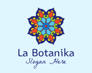 Bohemian - Flower Garden Tile logo design