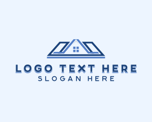 Roof - Construction Home Roofing logo design