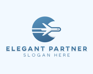 Airplane Flight Travel Logo