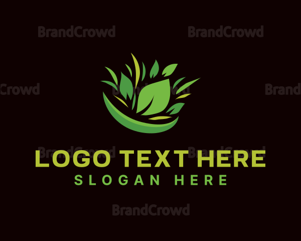 Leaf Garden Landscape Logo